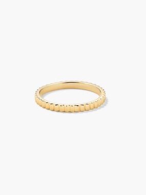 Mejuri Eternity Line Solid Gold Ring Size 7